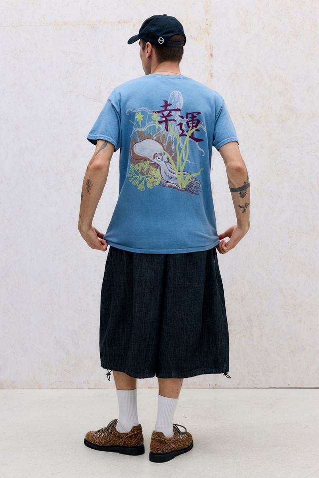 UO Blue Octopus T-Shirt #2