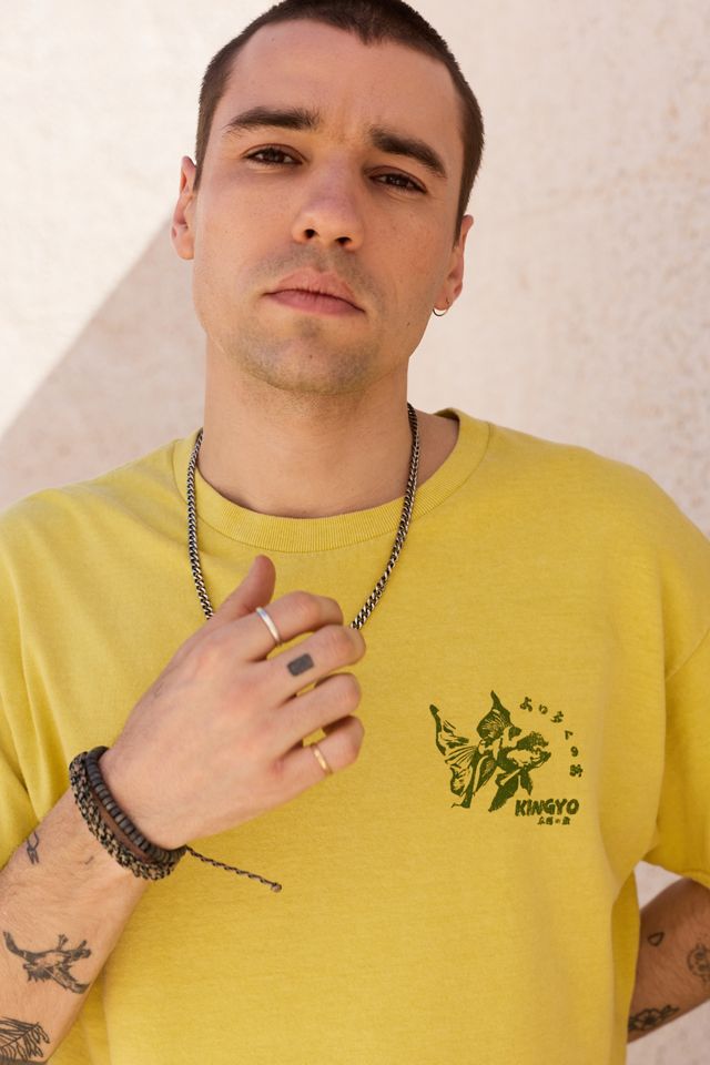 UO Yellow Kingyo Fish T-Shirt #1