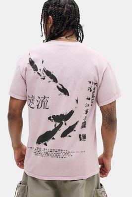 Camiseta UO Koi Nadando Morada