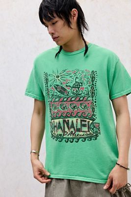UO Green Hanalei Surf T-Shirt