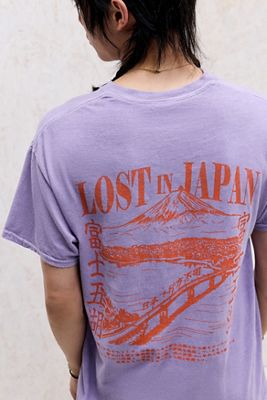 UO Purple Lost In Japan T-Shirt