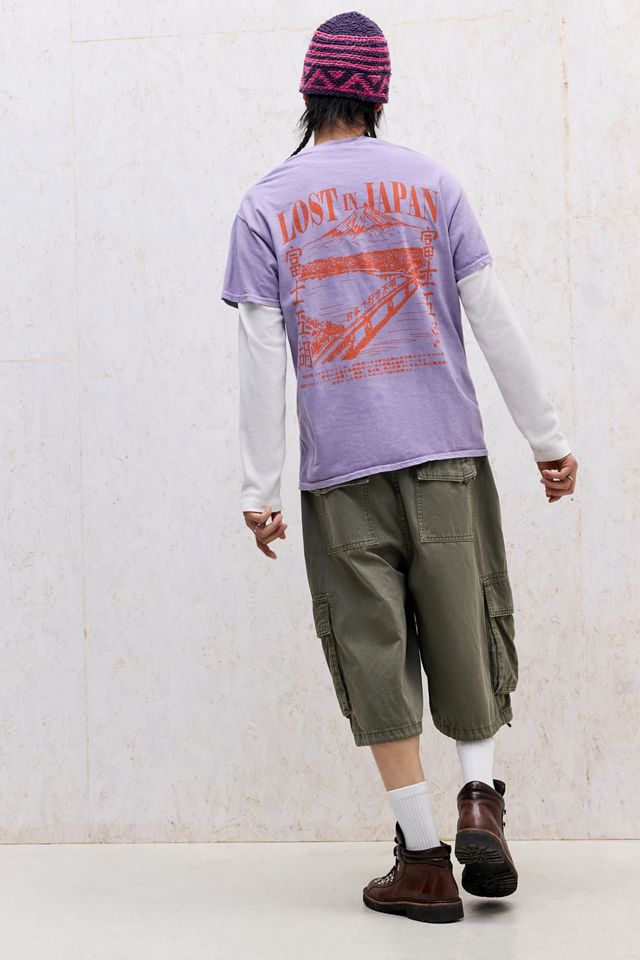 UO Purple Lost In Japan T-Shirt #1