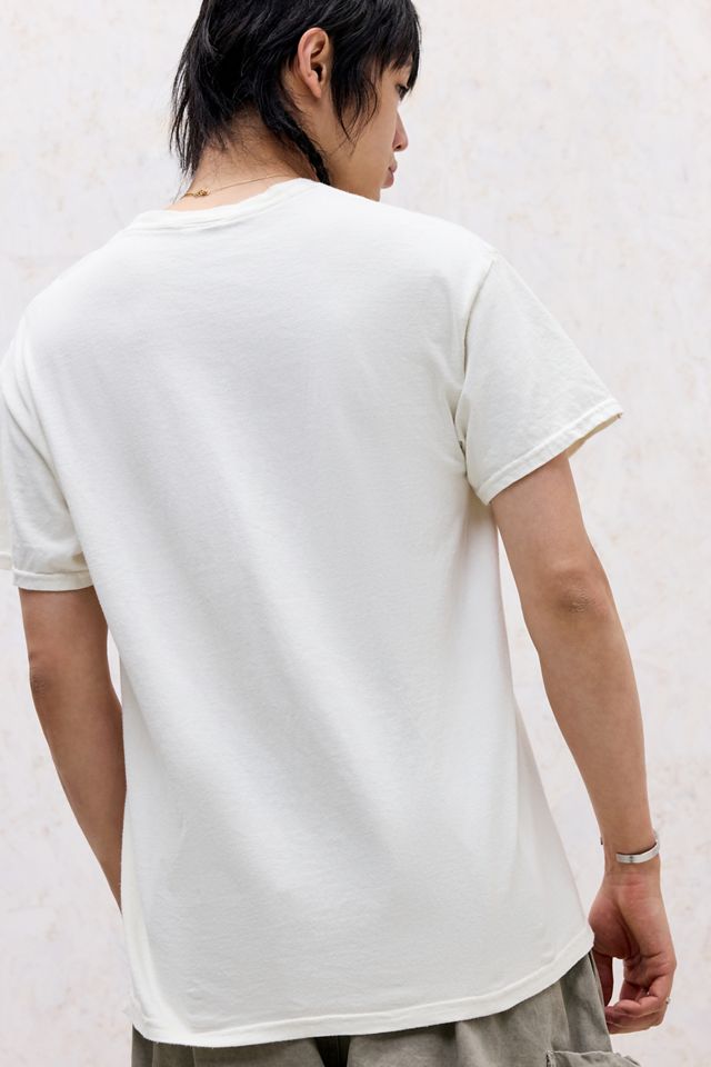 T-Shirt UO Bianca con Montagna Ricamata #3