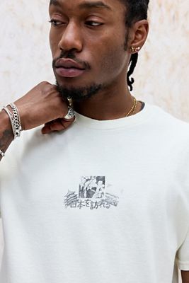 T-shirt UO blanc Japan Castle