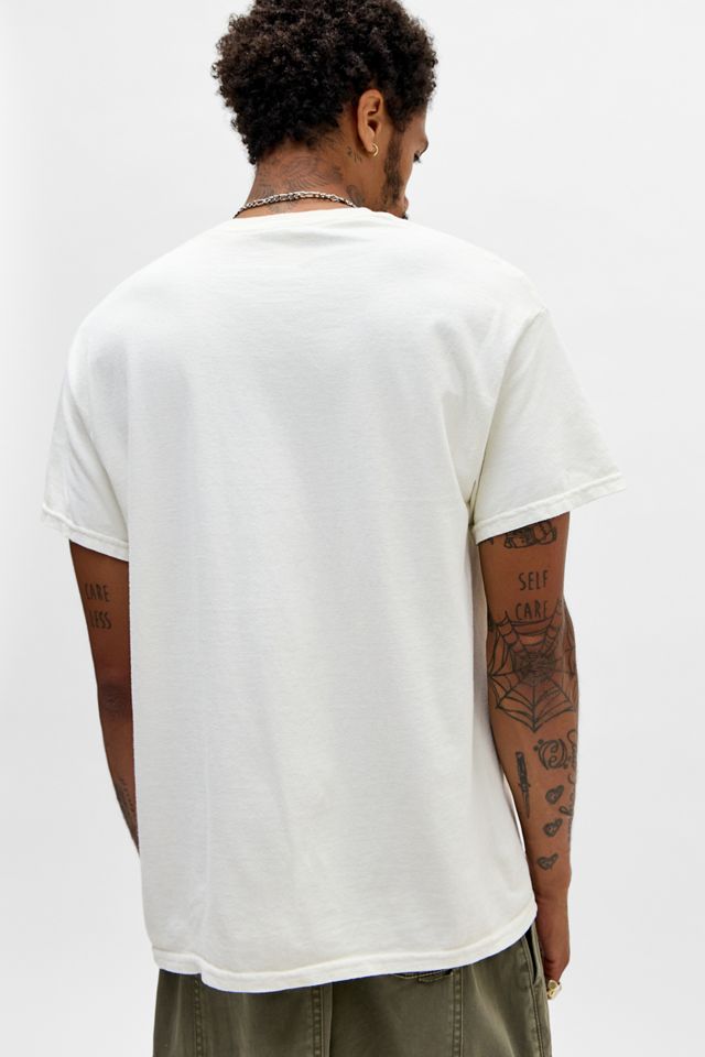 T-shirt graphique UO chauve-souris suspendue blanche #3