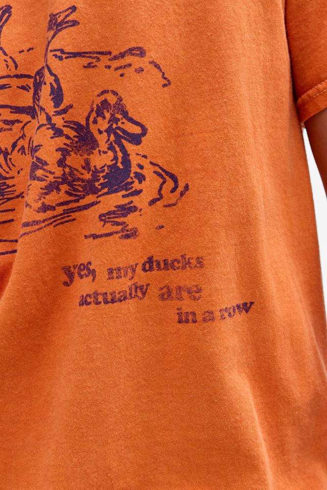 UO Enten in Reihe Grafik-T-Shirt #2