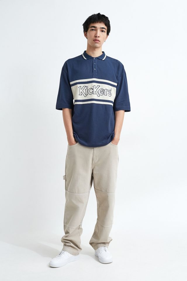 Kickers - Polo bleu avec logo #1