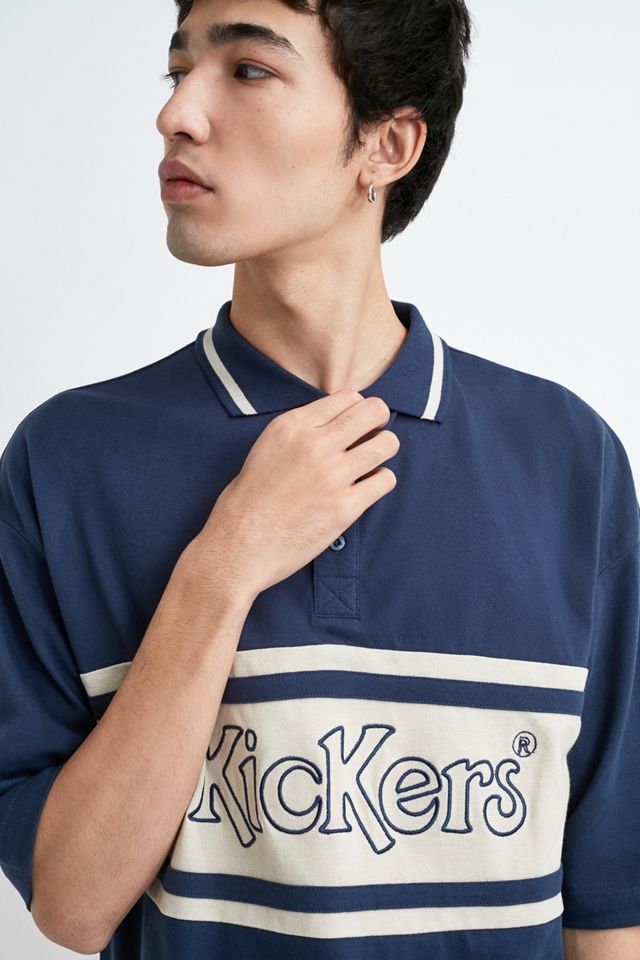 Kickers - Polo bleu avec logo #2