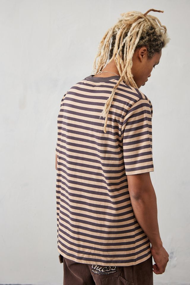 Kickers camiseta exclusiva de rayas marrones de UO #3