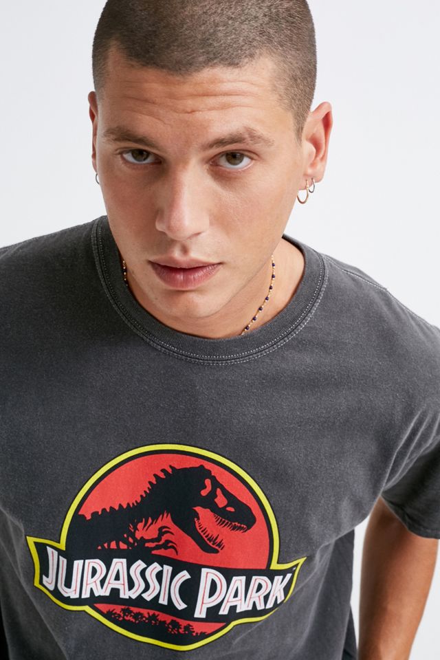 UO - T-Shirt délavé noir Jurassic Park #1