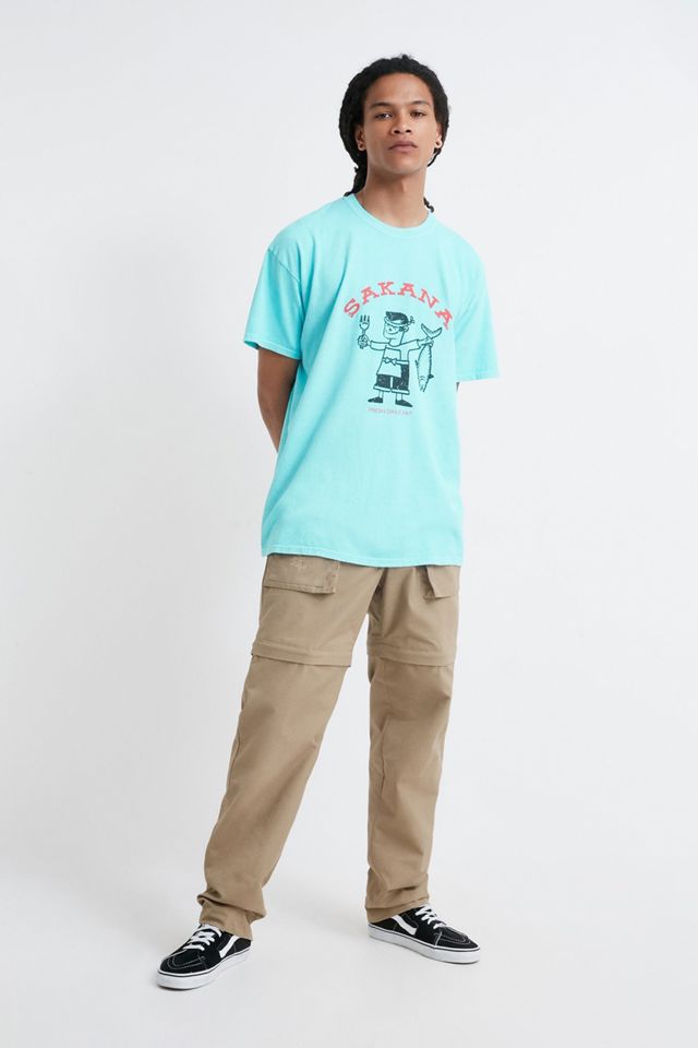 UO - T-shirt Sakana bleu #1