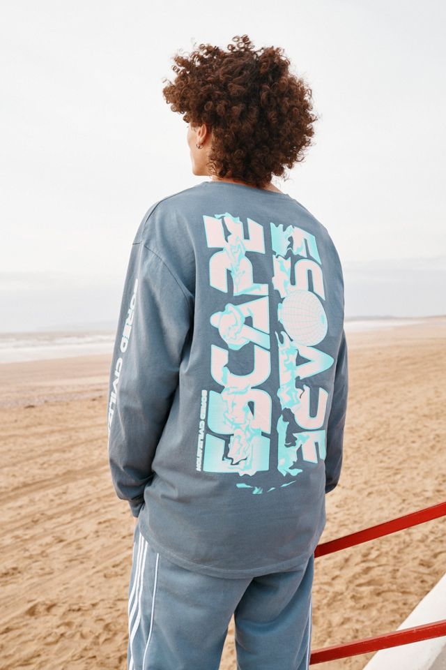 UO Civilisation Blue Long-Sleeve T-Shirt #3