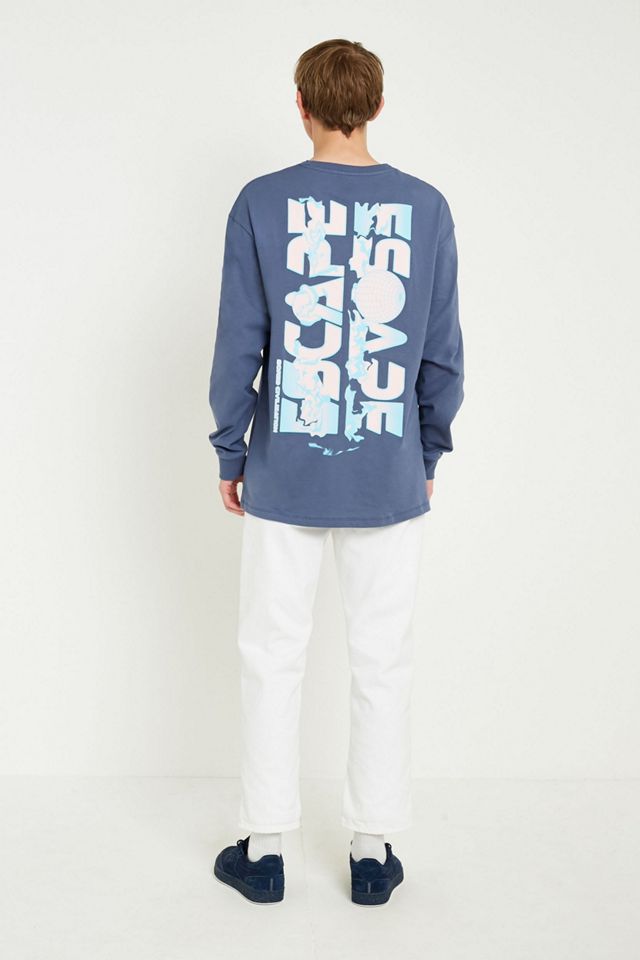UO Civilisation Blue Long-Sleeve T-Shirt #4
