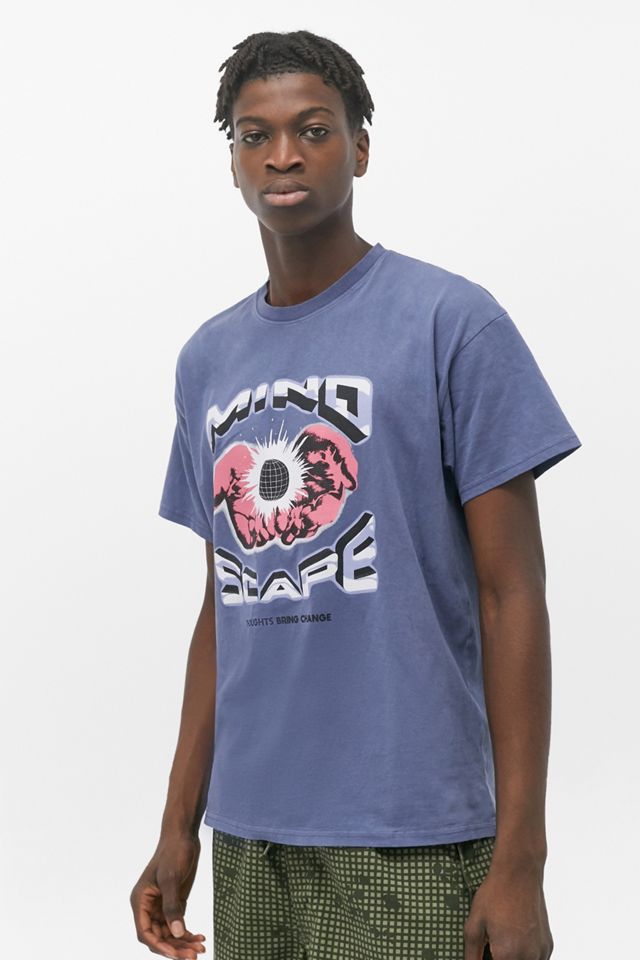 UO - T-shirt Mind Space bleu #1