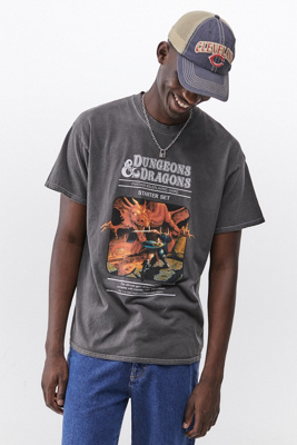 Urban Backwoods Maglietta Uomo Donuts & Dragons – Fantasia Premium, Cotone 100%