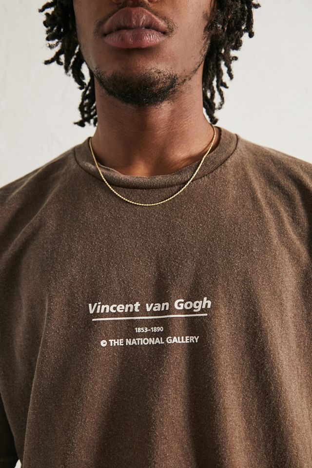 UO The National Gallery Brown Van Gogh T-Shirt  #3