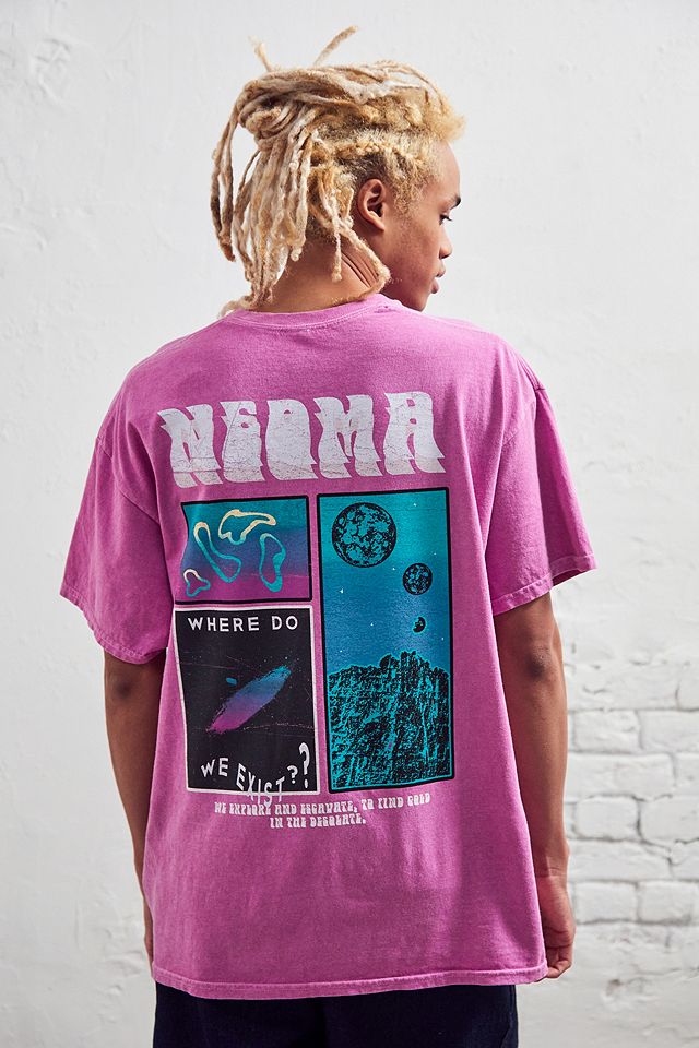 UO Magenta Neama T-Shirt | Urban Outfitters UK