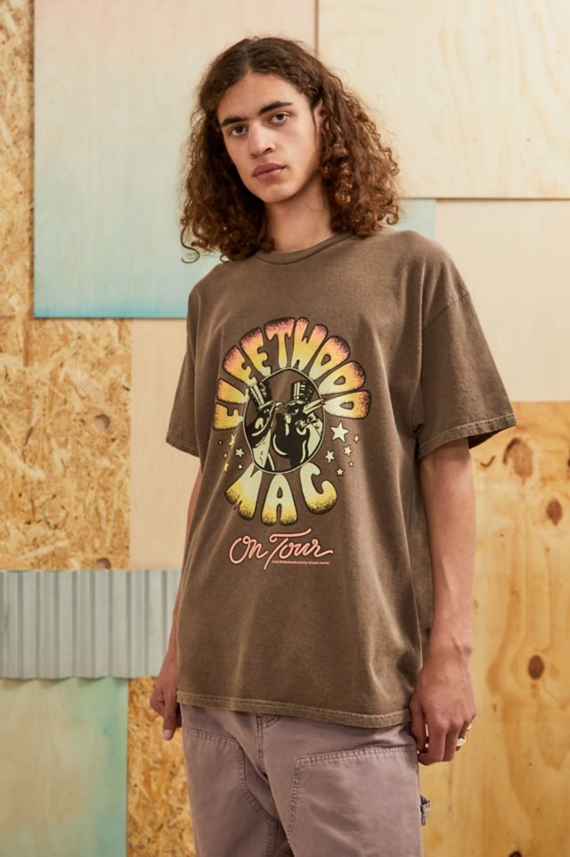 UO Brown Fleetwood Mac T Shirt Urban Outfitters UK