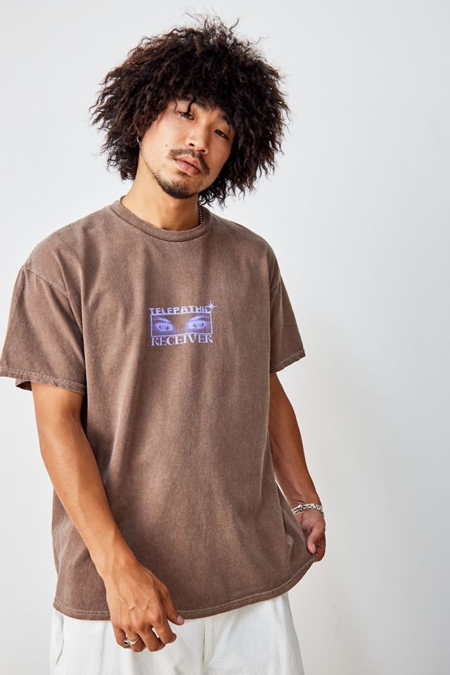 UO Brown Telepathic T-Shirt #1