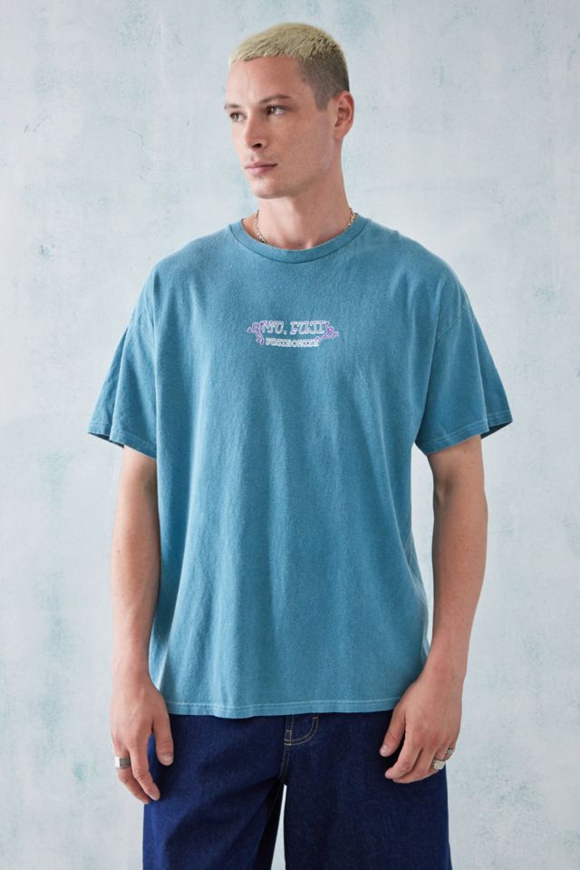 UO Blue Mount Fuji T-Shirt | Urban Outfitters UK