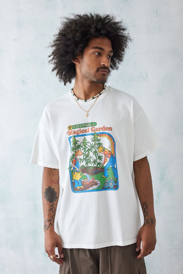 UO T Shirt Magical Garden mit Grafikprint von Steven Rhodes