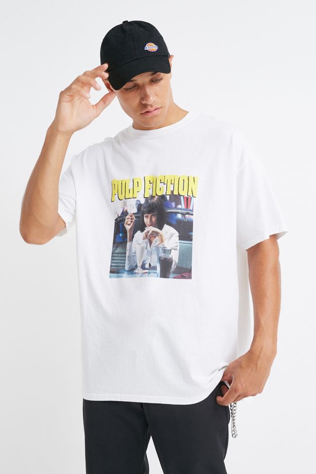 UO - T-shirt Pulp Fiction blanc délavé #1