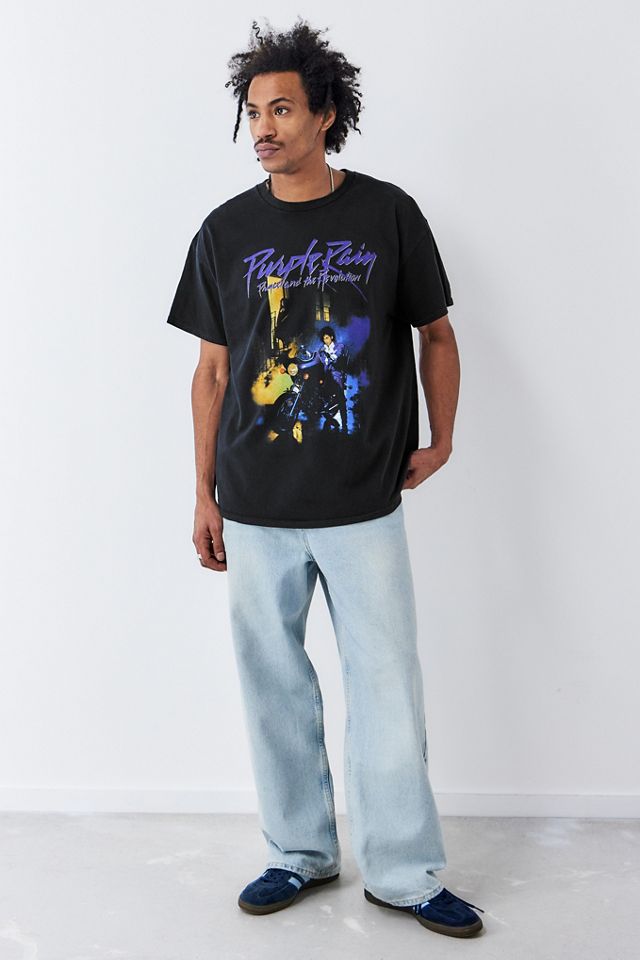UO Maglietta Nera Purple Rain #2
