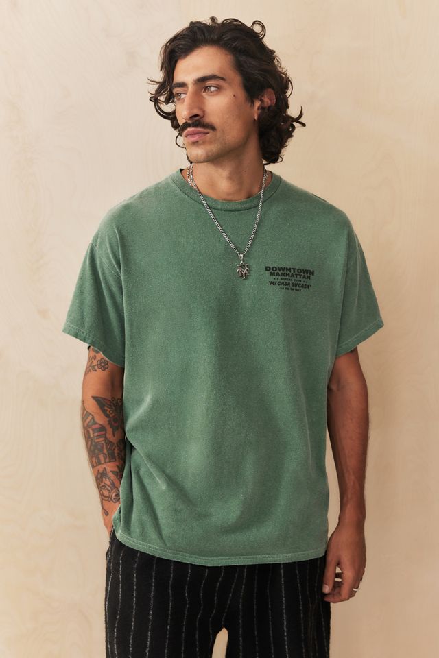 T-shirt UO vert centre-ville #1