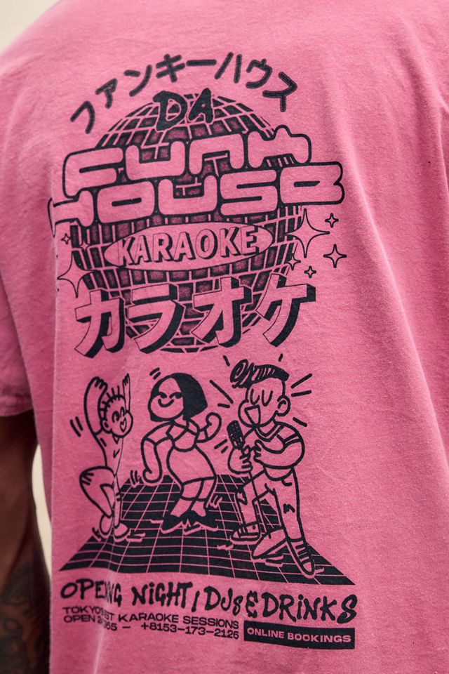 UO Pink Funk House T-Shirt #4