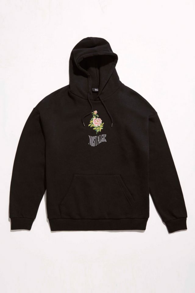 UO Nostalgic Rose Black Hoodie Urban Outfitters UK