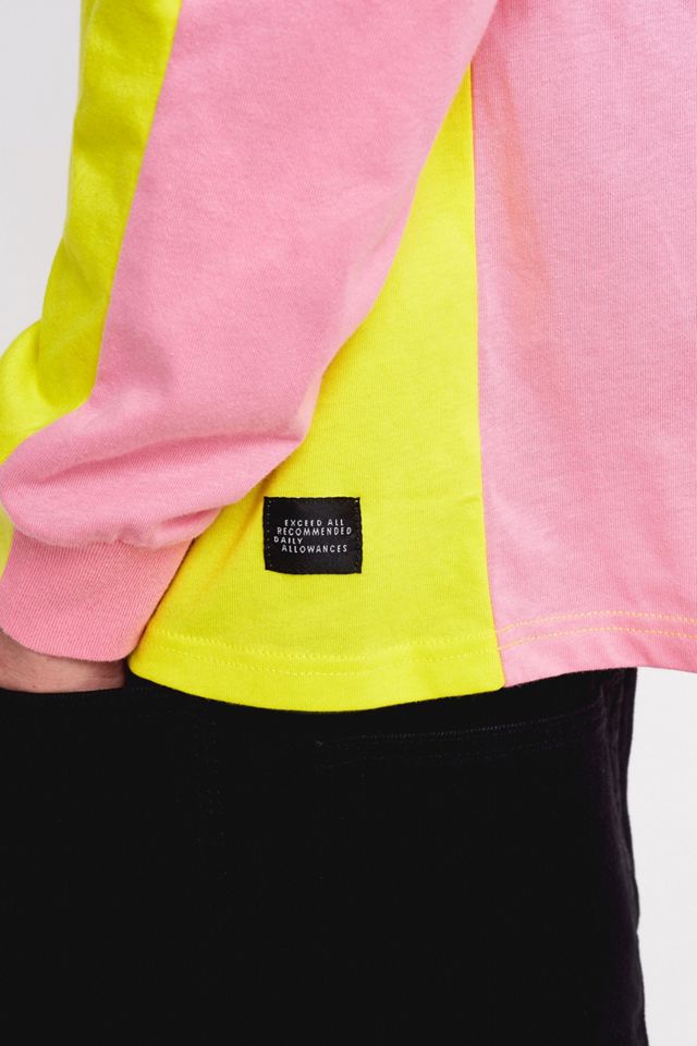 Lazy Oaf Taste The Regret Colourblock T-Shirt a maniche lunghe #2