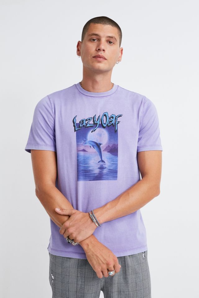 Lazy Oaf Over The Moon Dolphin T-Shirt | Urban Outfitters UK