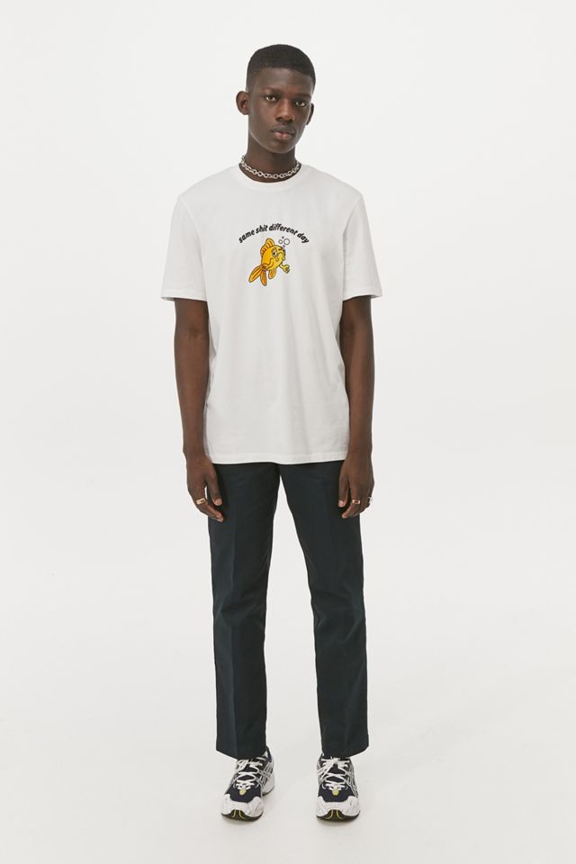 Lazy Oaf - T-shirt blanc Different Day #2
