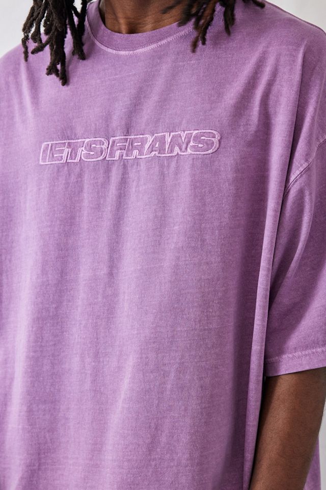 iets frans... T-shirt ricamata grande viola #1