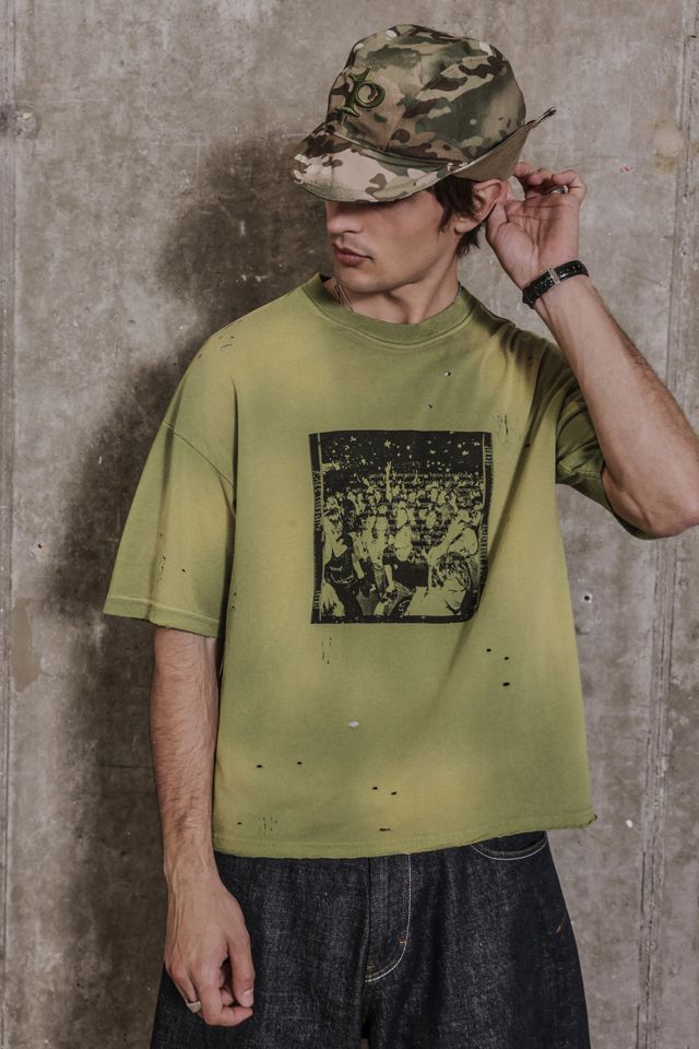 Archivis T-Shirt Khaki con Foto #2