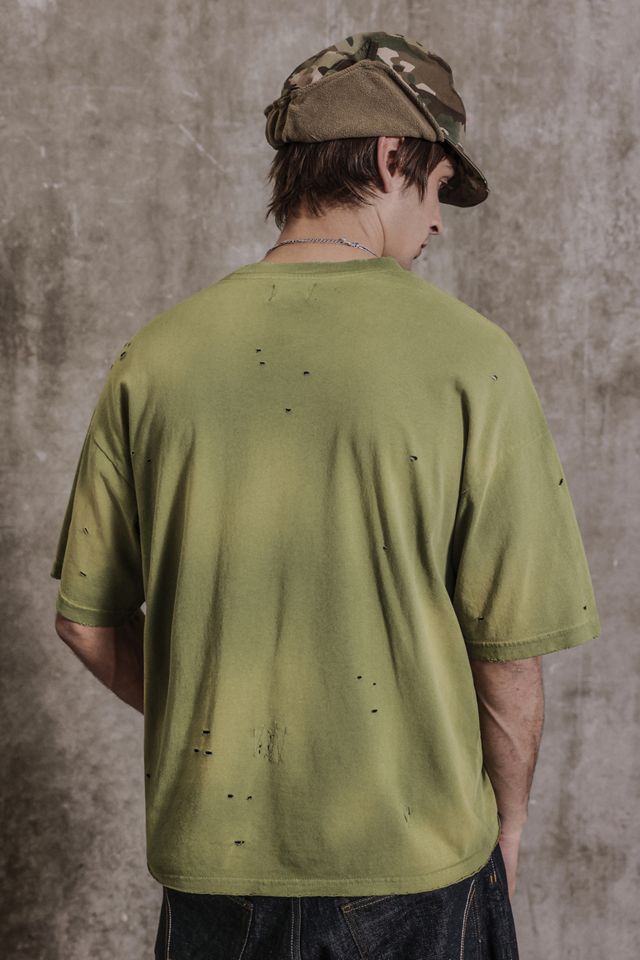Archivis T-Shirt Khaki con Foto #3
