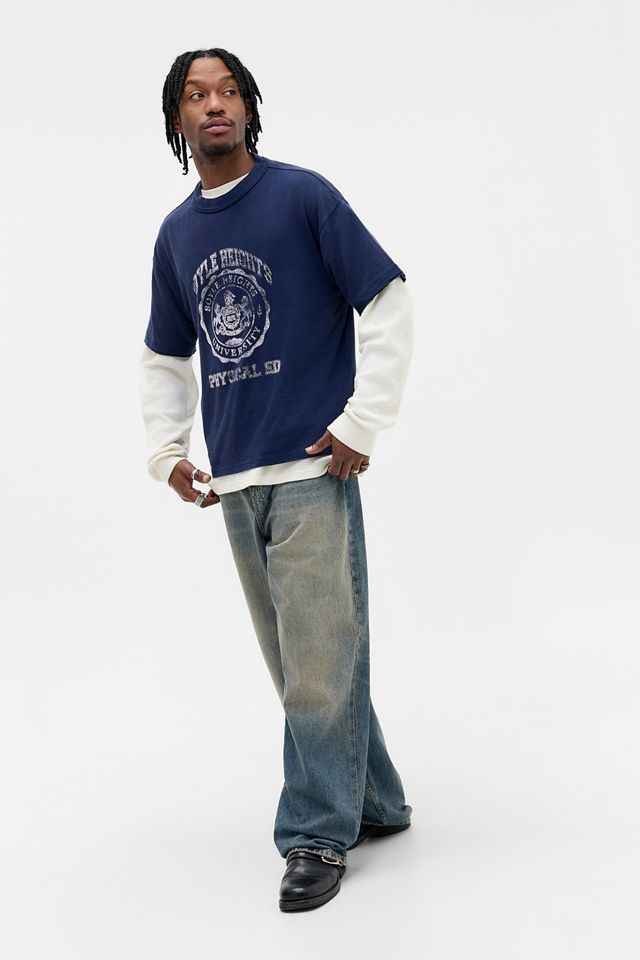 BDG Navy Boyle Heights Graphic Tee #2