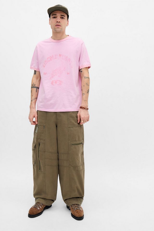 BDG Pink Lincoln Heights Grafik-T-Shirt #1