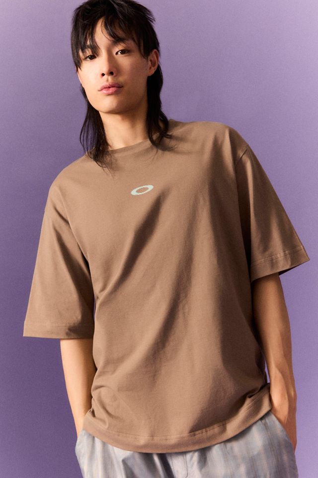 Oakley UO Exklusives Braunes Broken Ellipse Logo T-Shirt #1