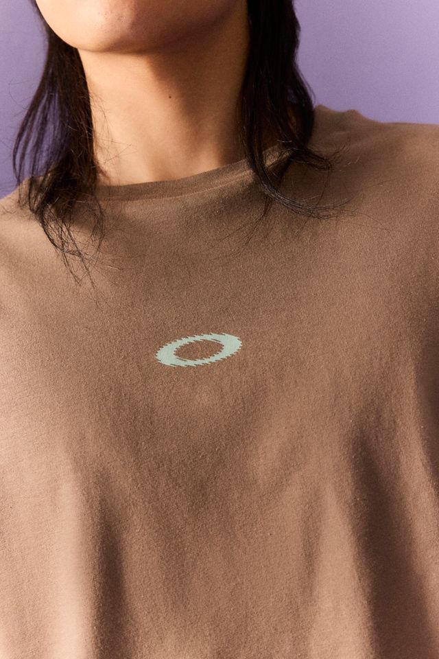 Oakley UO Exklusives Braunes Broken Ellipse Logo T-Shirt #3