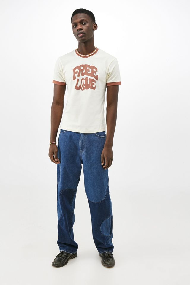 Jaded London Free Love Ringer T-Shirt | Urban Outfitters UK
