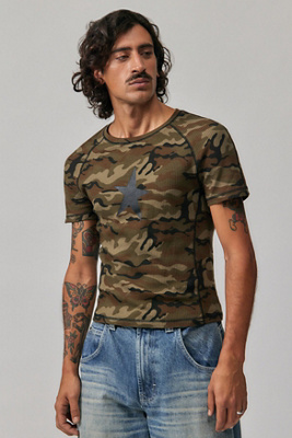 【JADED LONDON】Woodland Camo タトゥーアップリケ 長袖Tシャツ Woodland Camo Tattoo Applique Top | Jaded London | Clothing