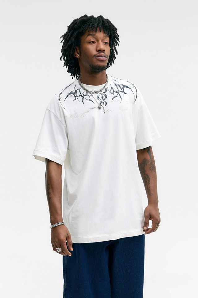 Jaded London White Greetings From Paradise T-Shirt | Urban