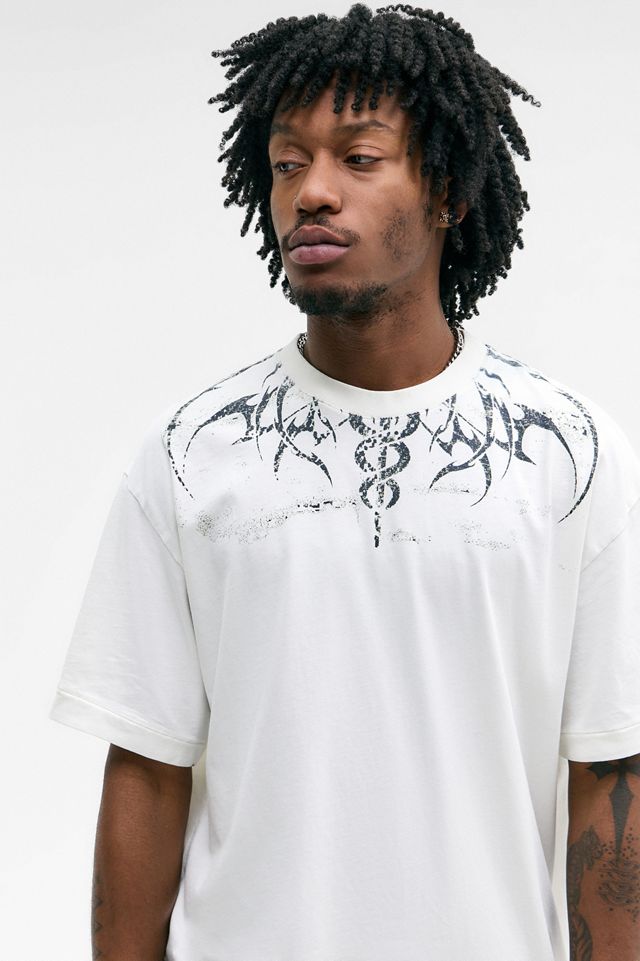 Jaded London White Greetings From Paradise T-Shirt | Urban