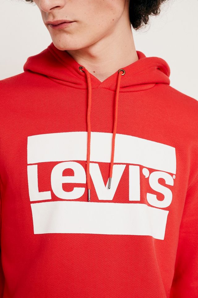 Levi’s Batwing Red Logo Hoodie #1