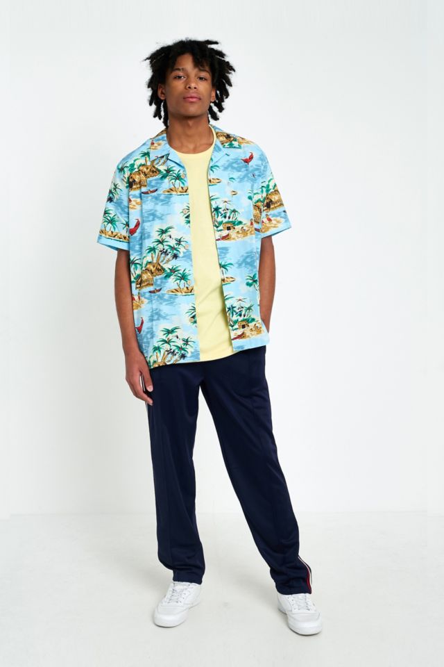 LeviS Cameo Blue Hawaiian Shirt Unbuttoned - StirTshirt