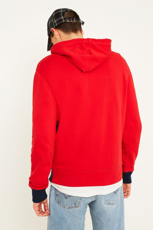 Felpa con cappuccio Levi's Red Colourblock #3