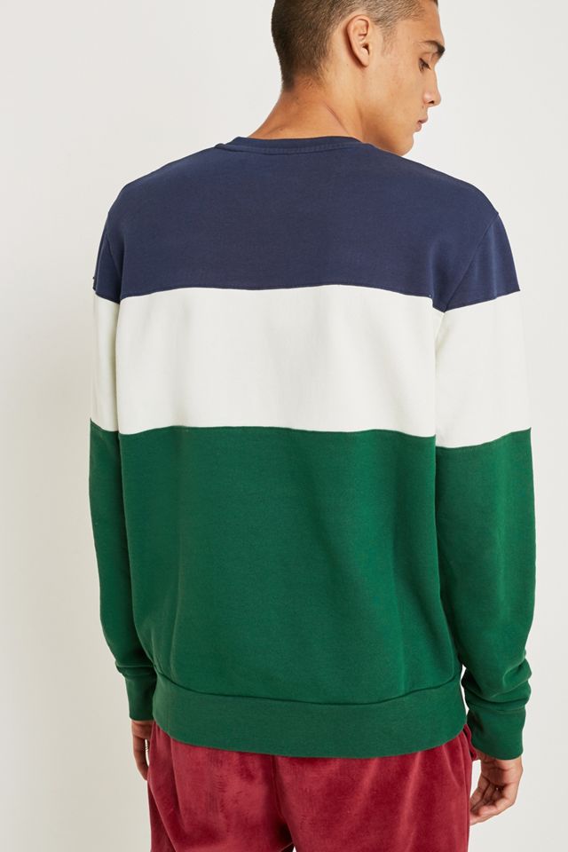 Levi's - Sweatshirt ras du cou color block vert #2