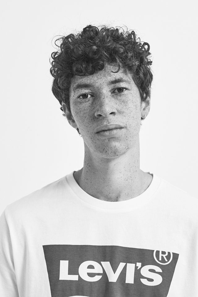 Levi's - T-shirt logo chauve-souris blanc  #1