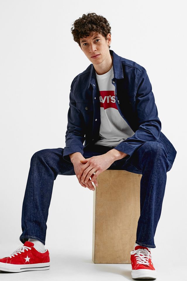 Levi's - T-shirt logo chauve-souris blanc  #3